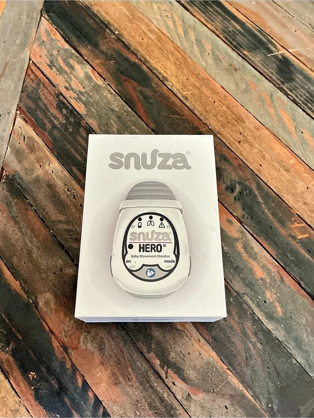 Snuza Hero Baby Movement Monitor White NWT